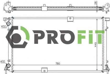 Радиатор охлаждения PROFIT 17400184