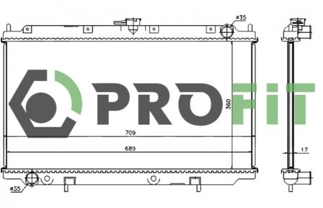 Радиатор охлаждения PROFIT 17400255