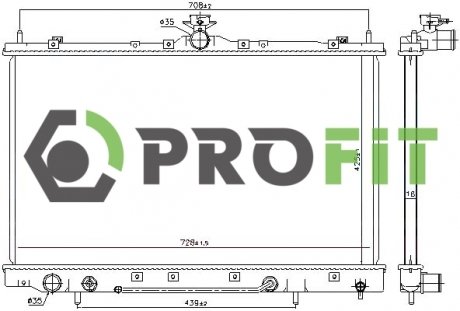 Радиатор охлаждения PROFIT 17400287