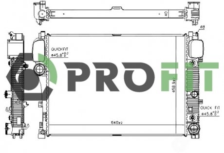 Радіатор охолоджування PROFIT 17400308