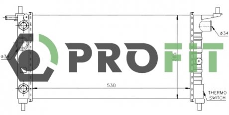 Радиатор охлаждения PROFIT 17400383