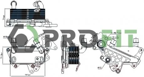Радиатор масляный PROFIT 17450066