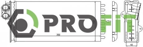 Радиатор печки PROFIT 17600096