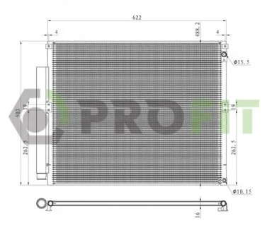 Конденсер кондиционера PROFIT 17700400