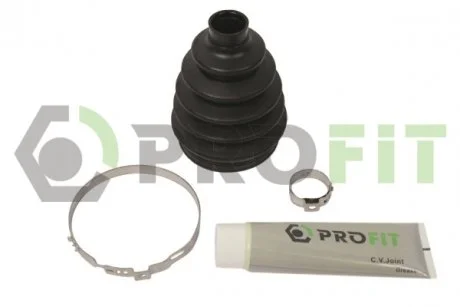 Пильник полімерний ШРКШ зі змазкою та металевим кріпленням PROFIT 2710-0070 XLB