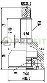 Шрус PROFIT 27101084