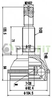 Шрус PROFIT 27101565