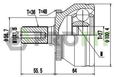 Фото шРКШ зі змазкою в комплекті PROFIT 2710-3108 ШРКШ зі змазкою в комплекті PROFIT 2710-3108