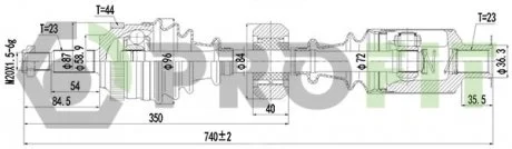 Полуось PROFIT 27300919