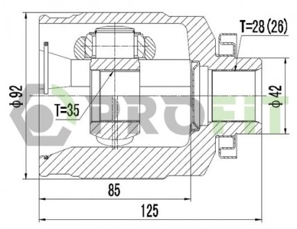 Шрус PROFIT 28102038