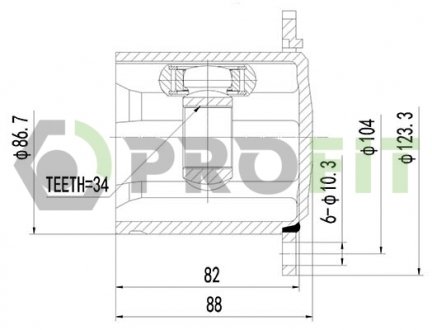 ШРУС PROFIT 28102051