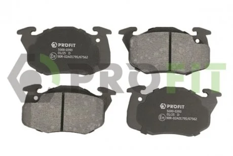 Тормозные колодки передние Renault/Peugeot/Citroen PROFIT 50000393