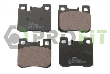 Колодки гальмівні дискові PROFIT 50000693