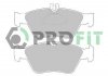 Колодки тормозные дисковые PROFIT 50001049 (фото 2)
