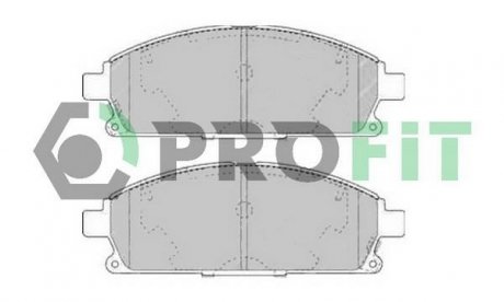 Колодки гальмівні дискові PROFIT 50001263 (фото 1)