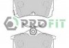 Колодки тормозные дисковые PROFIT 50001506 (фото 2)
