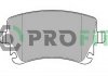 Колодки гальмові дискові задні VW T5 03- PROFIT 50001644 (фото 2)