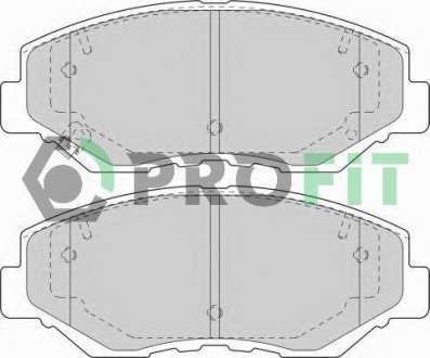 Колодки тормозные дисковые PROFIT 50001658