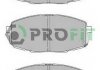 Передние тормозные колодки KIA CEED, CARENS II 02.05-06.06 PROFIT 50001869 (фото 2)
