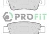 Колодки тормозные дисковые PROFIT 50004233 (фото 2)