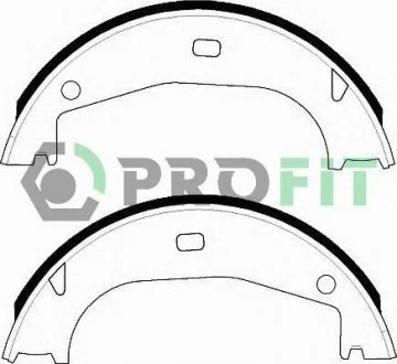 Колодки гальмівні барабанні PROFIT 50010546
