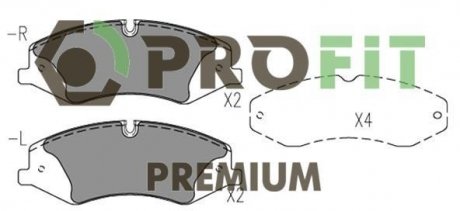 Тормозные колодки.) PROFIT 50054104