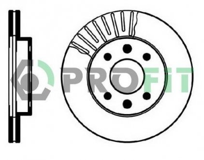 Диск гальмівний PROFIT 50100158 (фото 1)