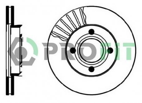 Диск тормозной PROFIT 50100193