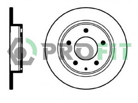 Диск тормозной PROFIT 50100524