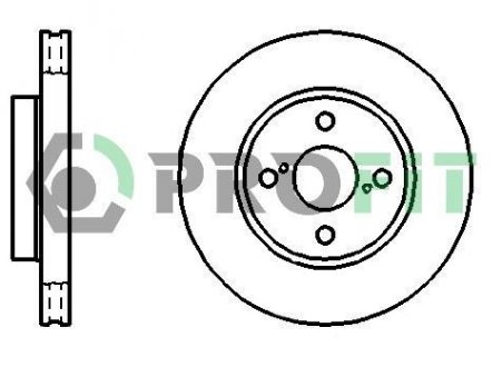 Диск тормозной PROFIT 50101294
