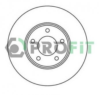 Диск гальмівний PROFIT 50102007