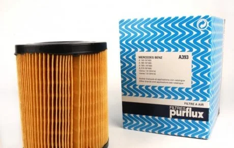 Фильтр воздушный DB W168 A-klasse 97-, Vaneo 1,6/1,9 02- (123*150) цилиндр Purflux A393