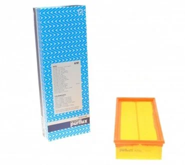 Фільтр повітряний VW 1,6-2,2: Golf II, Passat AUDI 1,6-2,3: 80/90/100 (229*178*53) Purflux A781