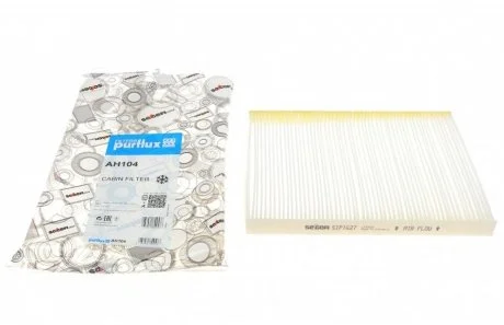 Фільтр салону AUDI A3 VW Golf IV SEAT SKODA Octavia (206*25*280) Purflux AH104