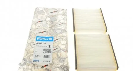 Фільтр повітр. салону 2шт. ALFA 147/156 1,6-3,2 00- Purflux AH177-2