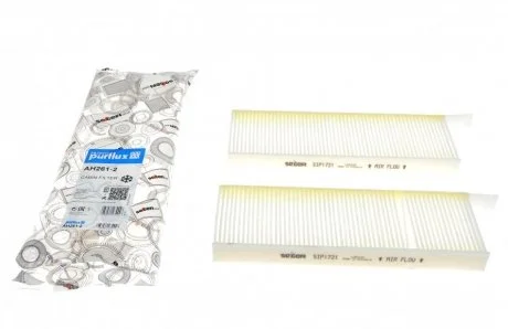 Фільтр салону DS DS 5, DS 7, VOLVO 740, CITROEN BERLINGO, BERLINGO MULTISPACE, BERLINGO/MINIVAN, C4 GRAND PICASSO I, C4 GRAND PICASSO II, C4 PICASSO I, C4 PICASSO II 1.2-Electric 08.84- Purflux AH261-2