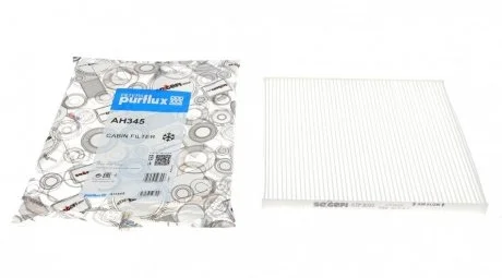 Фільтр салону FERRARI 360, 360 SPIDER, ENZO FERRARI, F430, KIA BORREGO, CARNIVAL II, CARNIVAL III, CERATO I, SORENTO II, SORENTO II/SUV 1.5D-6.0 03.99- Purflux AH345