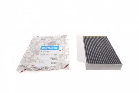 Фільтр салону із елементами активованого вугілля RENAULT FLUENCE, MEGANE, MEGANE III, SCENIC III 1.2-Electric 11.08- Purflux AHC281