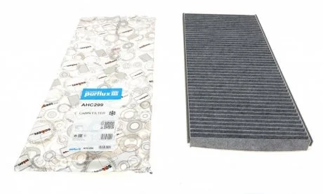 Фільтр салону із елементами активованого вугілля BMW X5 (E53), X5 (E70), LAND ROVER RANGE ROVER III, RANGE ROVER SPORT I 3.0-5.0 01.00-03.13 Purflux AHC299
