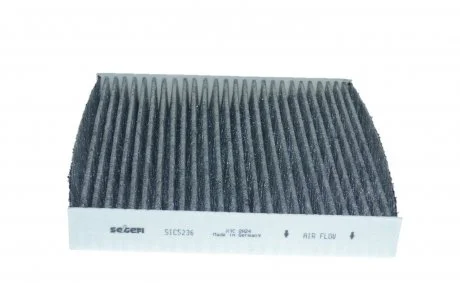 Фільтр салону із елементами активованого вугілля ABARTH 500 / 595 / 695, 500C / 595C / 695C, 500E, FIAT 500, 500 C, 500E, PANDA, LANCIA YPSILON 0.9-Electric 07.07- Purflux AHC371