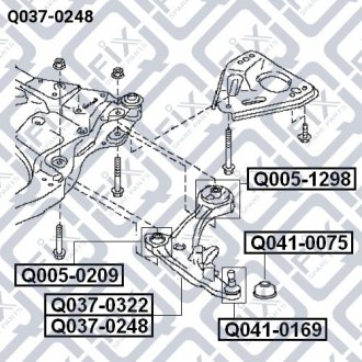 Важіль передньої підвіски Q-fix Q037-0248