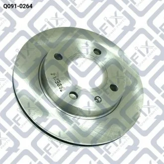 Диск тормозной передний. Q-fix Q0910264