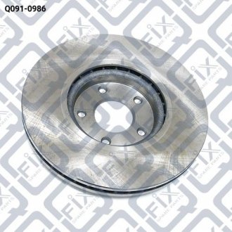 Диск тормозной передний Q-fix Q091-0986