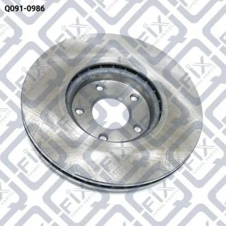 Диск гальмівний передній Q-fix Q091-0986