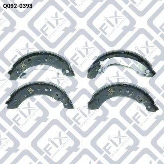 КОЛОДКИ ТОРМОЗНЫЕ БАРАБАННЫЕ Q-fix Q092-0393