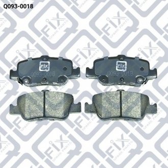 Колодки гальмівні задні дискові Q-fix Q093-0018