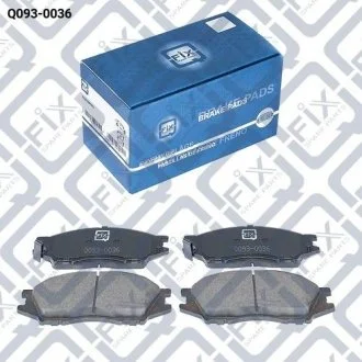 Колодки гальмівні передн.дискові Q-fix Q0930036