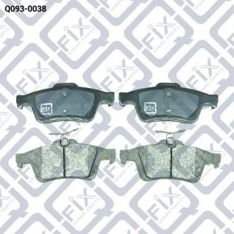 Колодки тормозные задние дисковые Q-fix Q093-0038