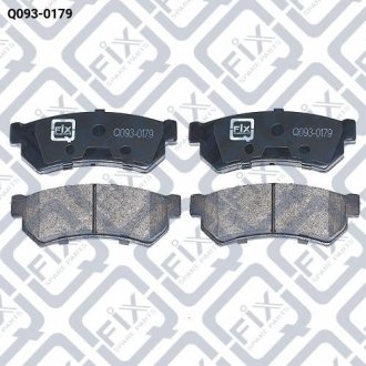 КОЛОДКИ ТОРМОЗНЫЕ ЗАДНИЕ ДИСКОВЫЕ Q-fix Q0930179
