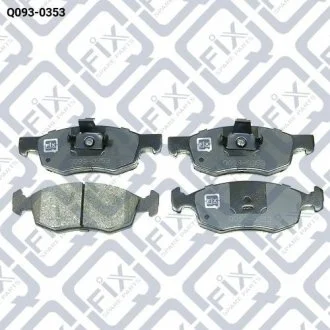 Фото колодки гальмівні передн.дискові Q-fix Q0930353 Колодки гальмівні передн.дискові Q-fix Q0930353